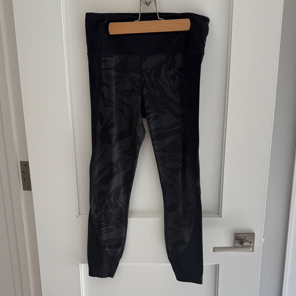 Athleta Black and Gray Leggings